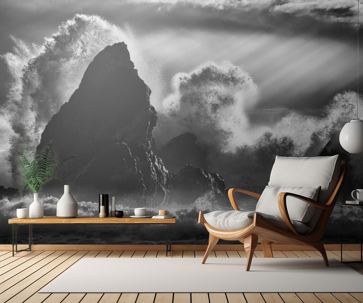 Breaking waves Poster och Canvastavla