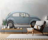 Amazon Milk Frog in VW Bug Poster och Canvastavla