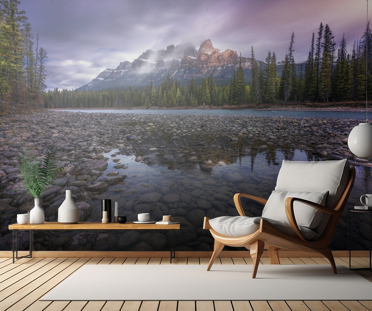 Castle Mountain Poster och Canvastavla