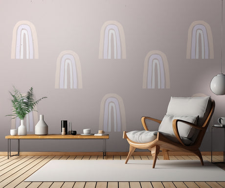 Minimal Rainbows Poster och Canvastavla