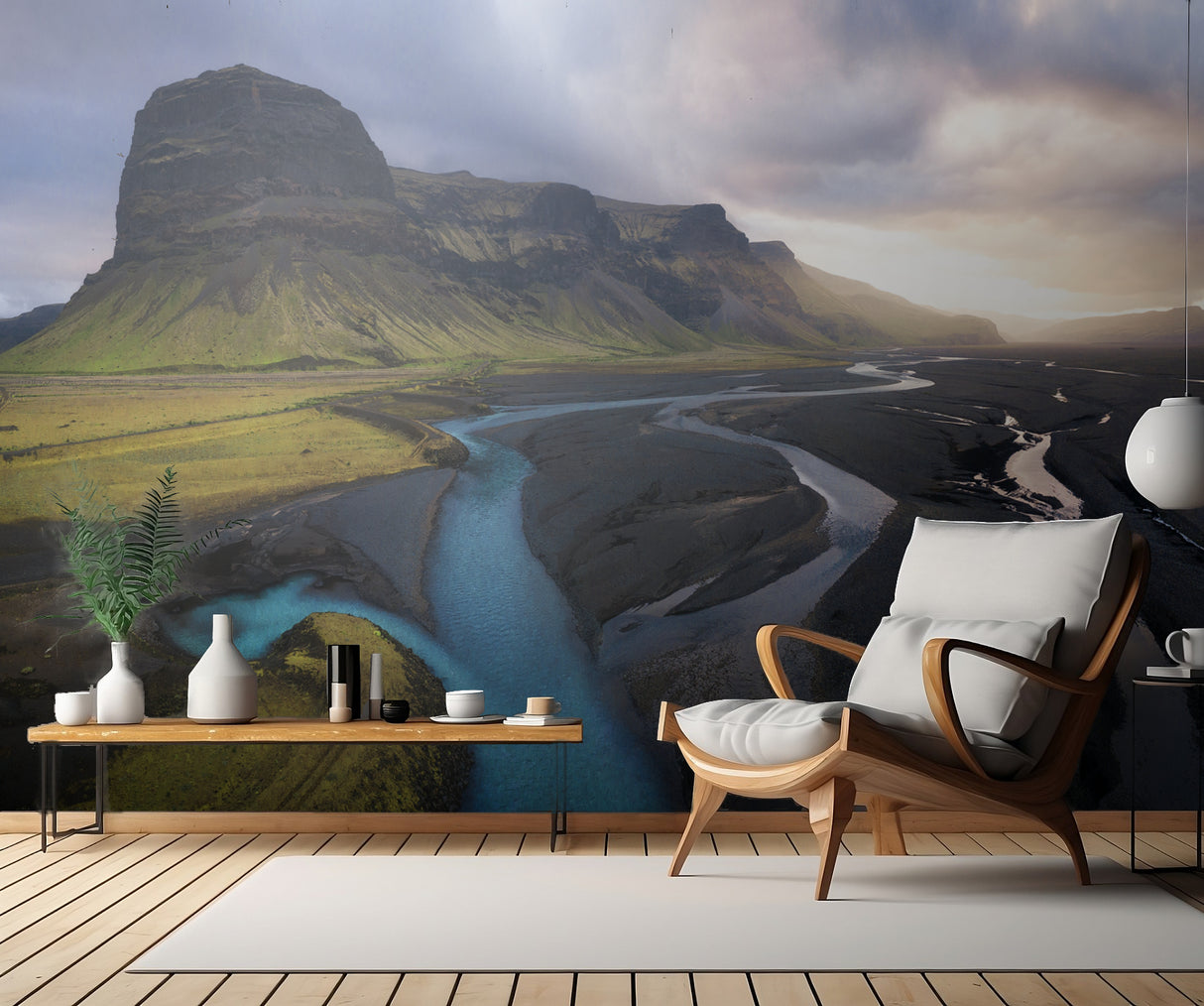 A Dramatic Evening in Iceland Poster och Canvastavla