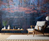 Autumn above water Poster och Canvastavla