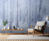 Winter forest Poster och Canvastavla