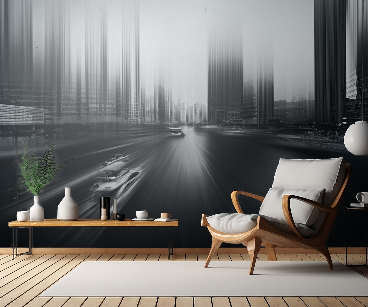 Acceleration - Monochrome Poster och Canvastavla