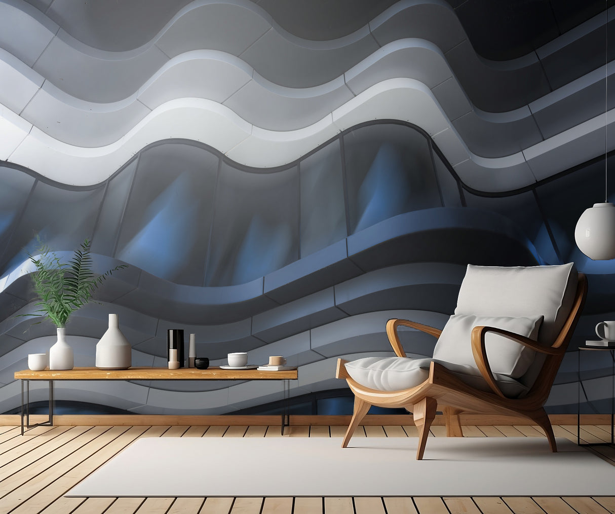 Wavy facade Poster och Canvastavla