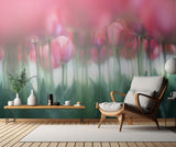 Lined tulips Poster och Canvastavla