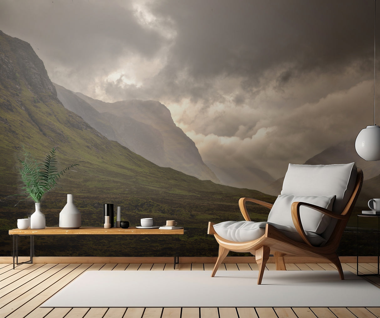 Valley Storm Poster och Canvastavla
