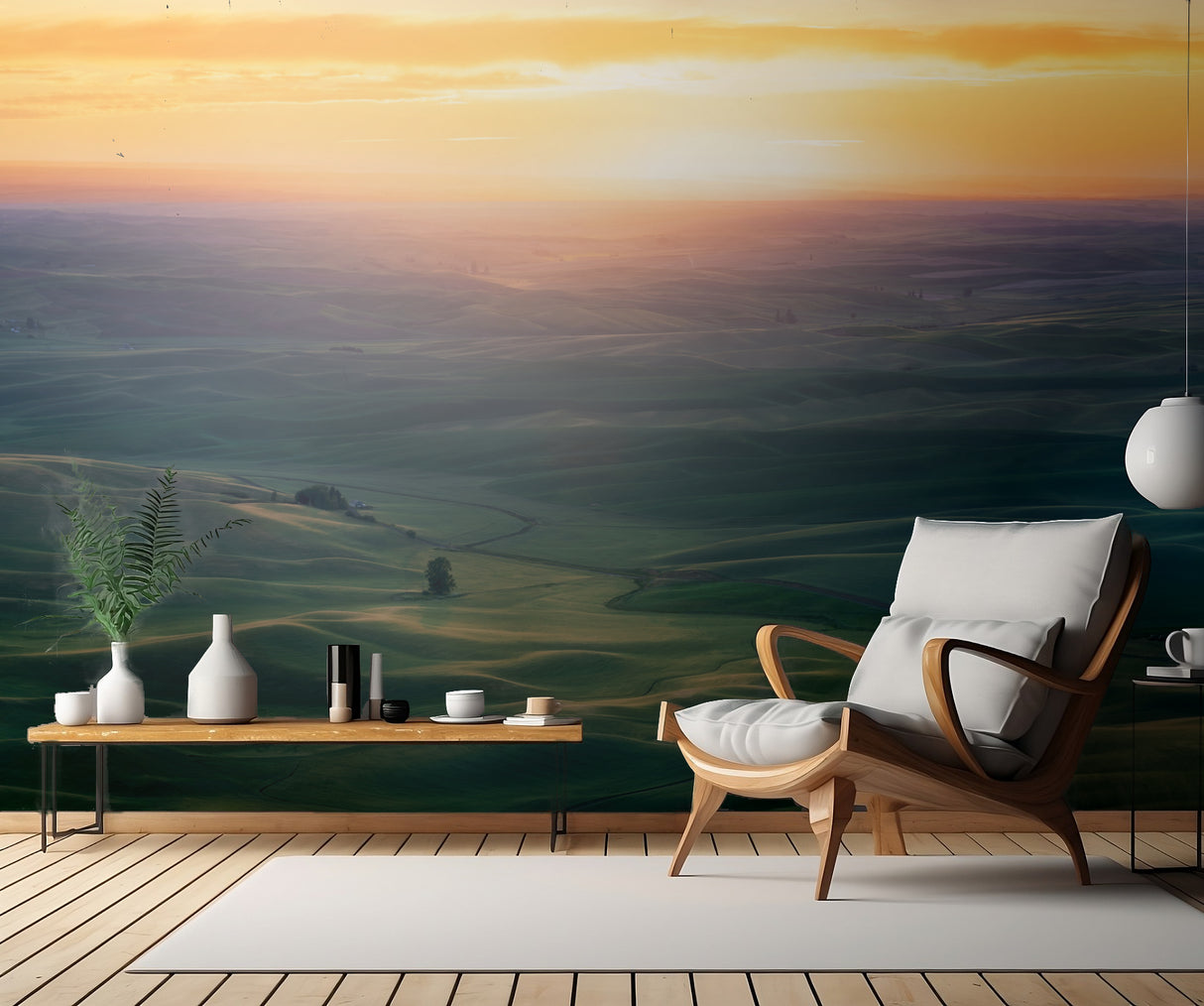 Sunset Over Colfax Poster och Canvastavla