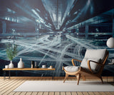 Cyber Night Poster och Canvastavla