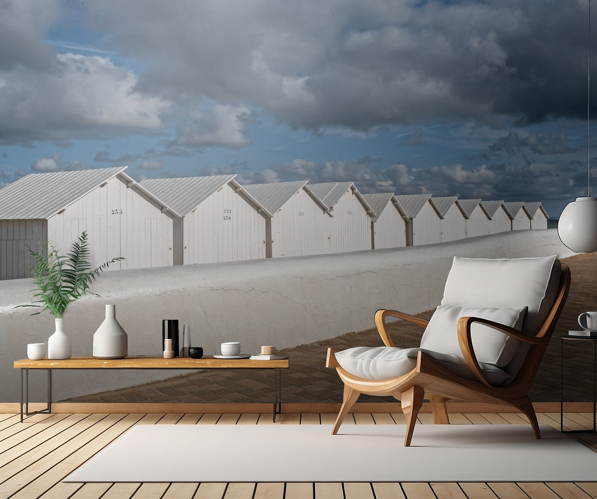Seaside Clouds Poster och Canvastavla