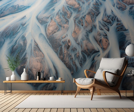 The glacier rivers of Iceland Poster och Canvastavla