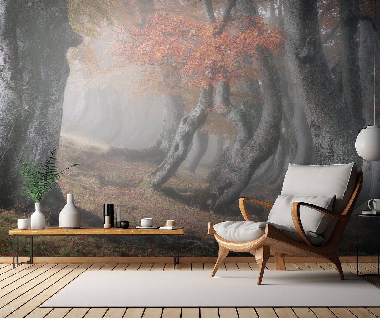 Twisted beeches Poster och Canvastavla