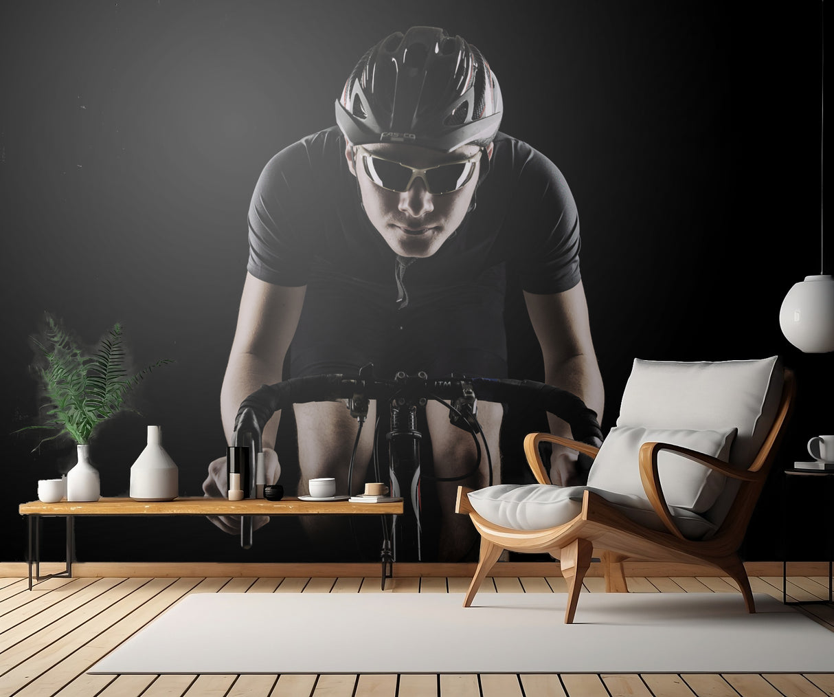the cyclist Poster och Canvastavla