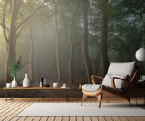 Foggy forrest Poster och Canvastavla