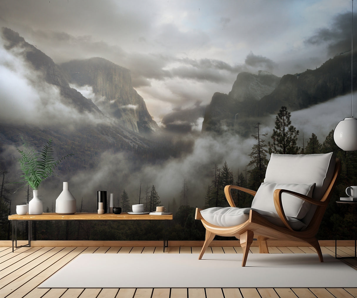 Upper Valley Morning Poster och Canvastavla