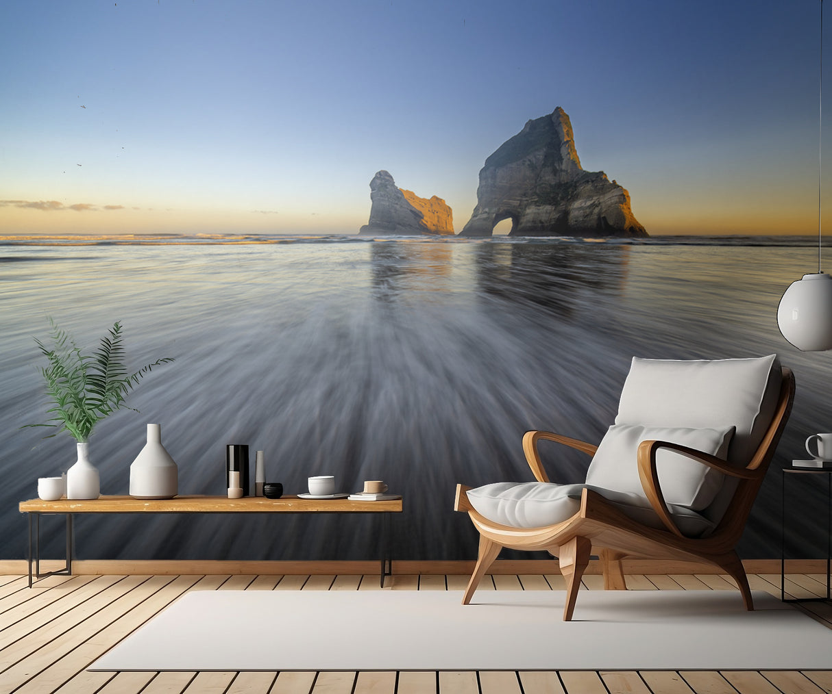 Wharariki Beach Poster och Canvastavla