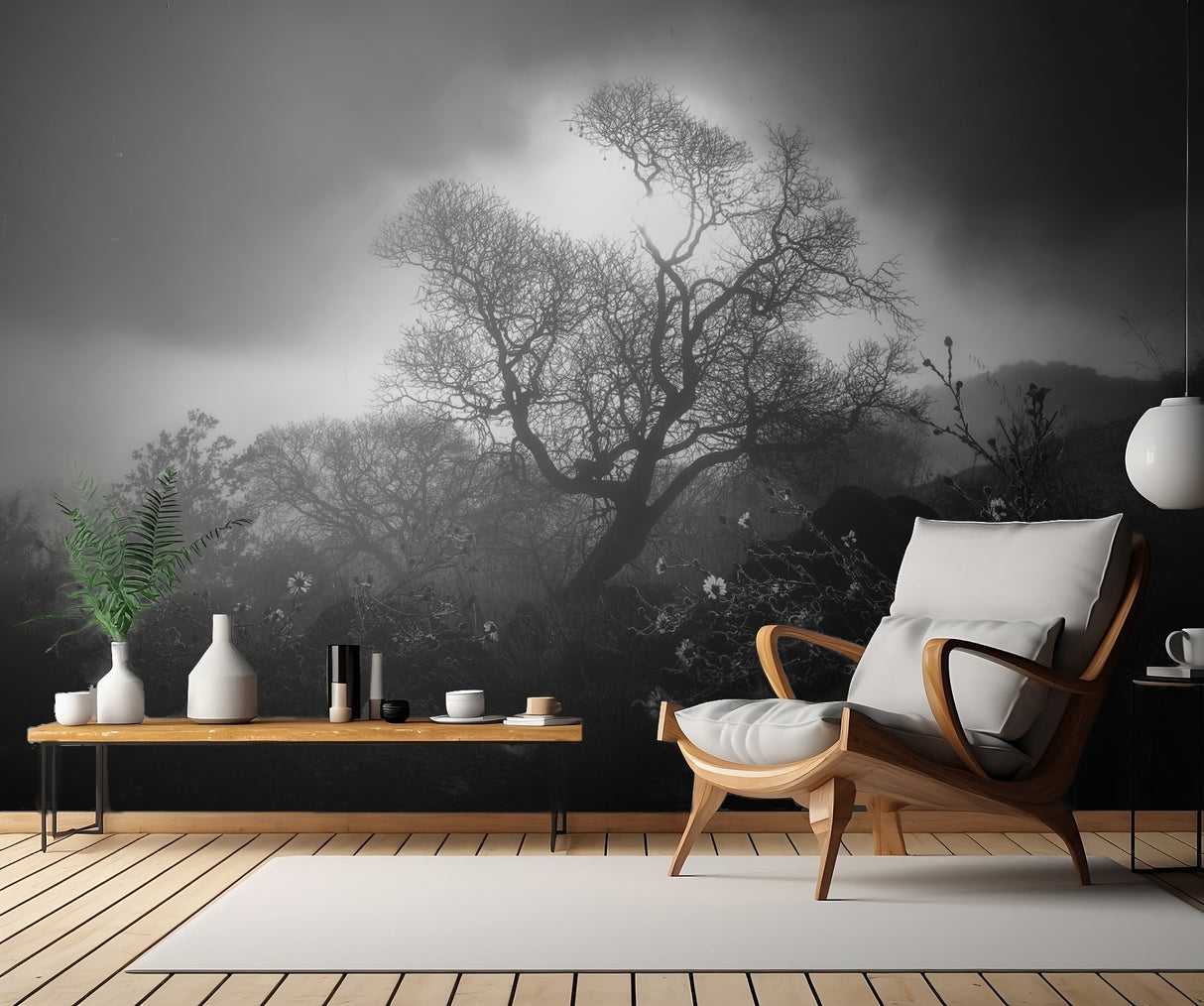 Fog Scene Poster och Canvastavla