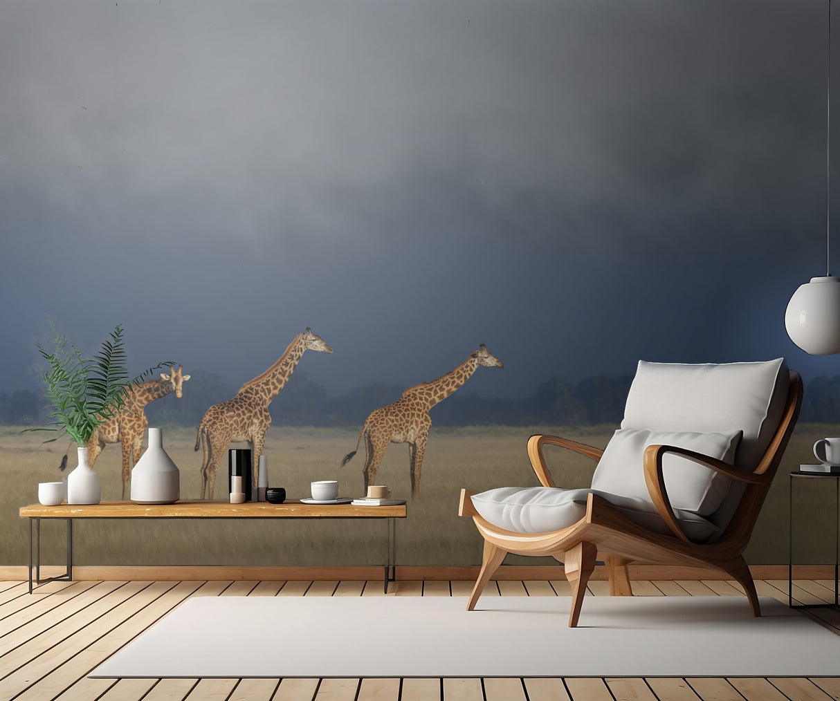 Raining and sunset Poster och Canvastavla