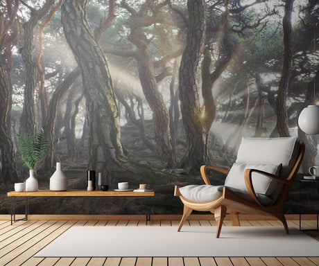 Sacred Pine Trees Poster och Canvastavla