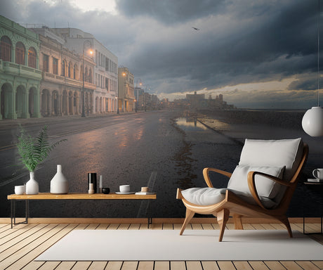 Winter Malecon Poster och Canvastavla