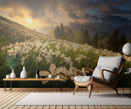 White carpet Poster och Canvastavla