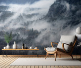 A valley in the fog Poster och Canvastavla