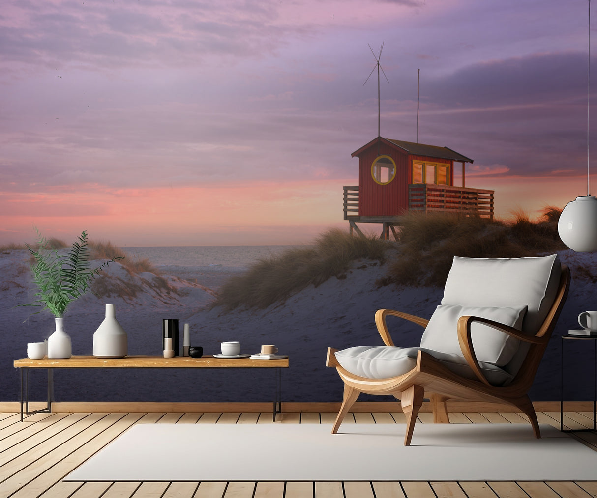 Coastal Sunset Poster och Canvastavla