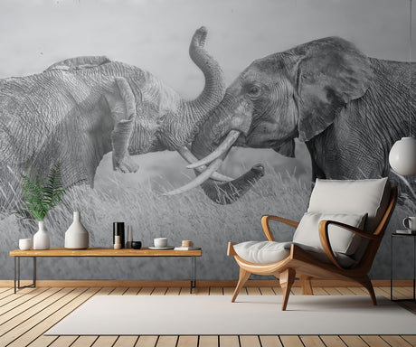 Elephant "Tai Chi" Poster och Canvastavla