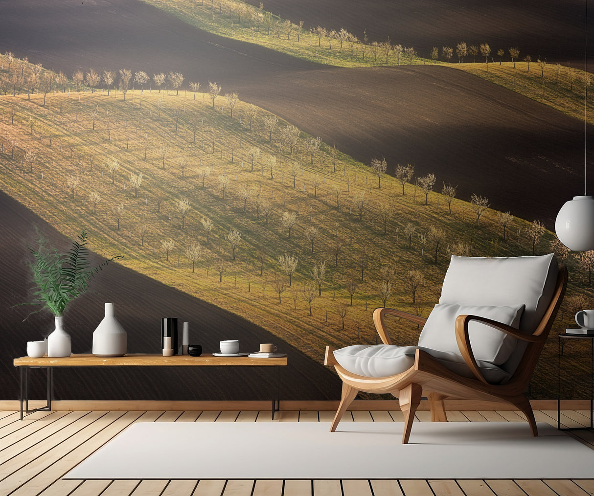 Moravian Tuscany Waves #2 Poster och Canvastavla