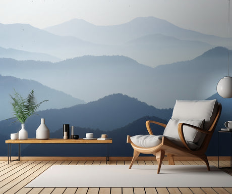 Blue Waves Poster och Canvastavla