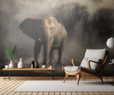 “....elephant drinking water...’ Poster och Canvastavla