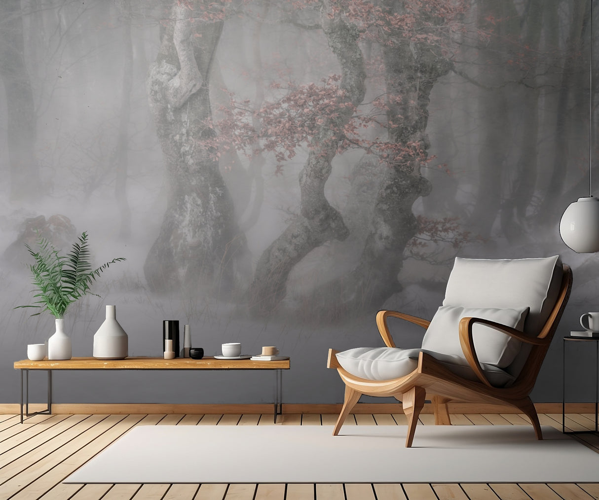 Trees in  the blizzard Poster och Canvastavla