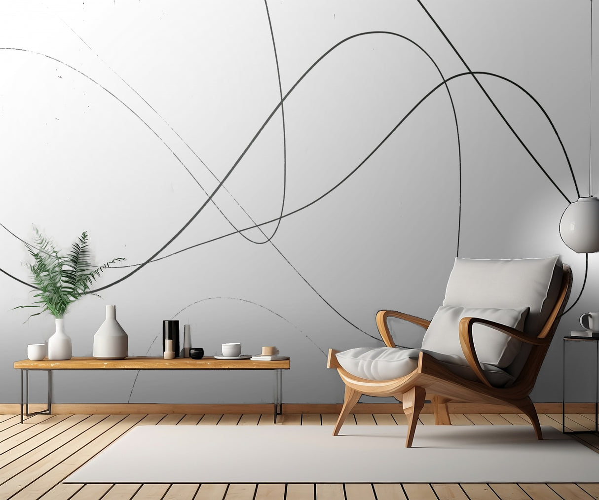 Loose Lines Poster och Canvastavla