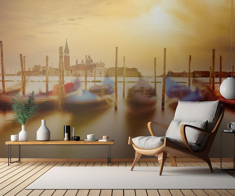 Valse of the Venetian Gondolas Poster och Canvastavla