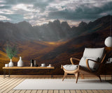 Autumn in Tombstone Mountain Poster och Canvastavla