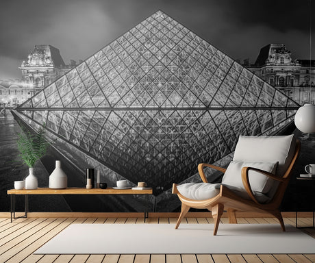 luovre Paris Poster och Canvastavla