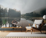 Foggy morning Poster och Canvastavla
