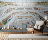library Stuttgart Poster och Canvastavla