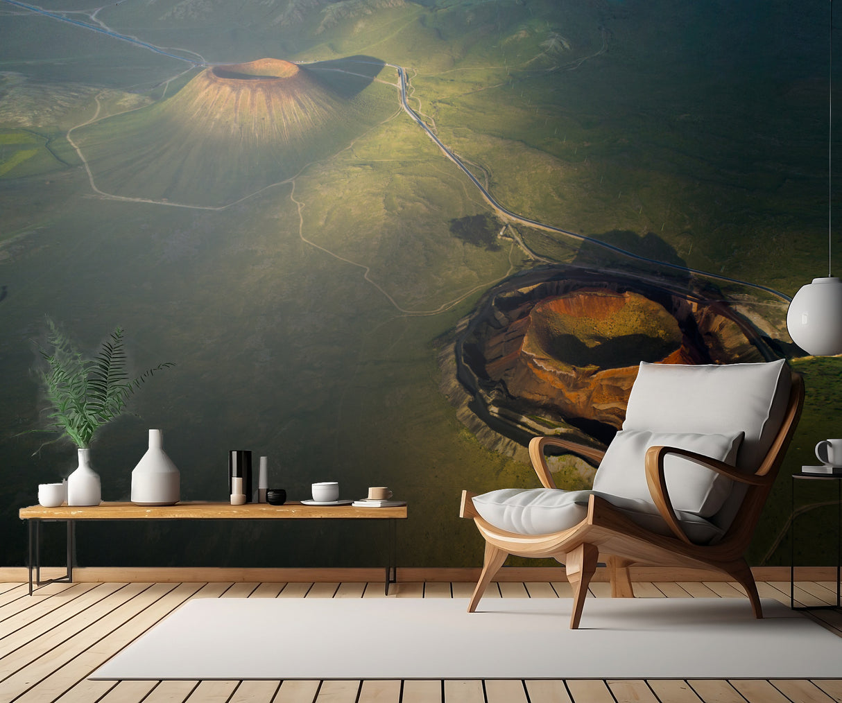 Ulan hada volcano Poster och Canvastavla