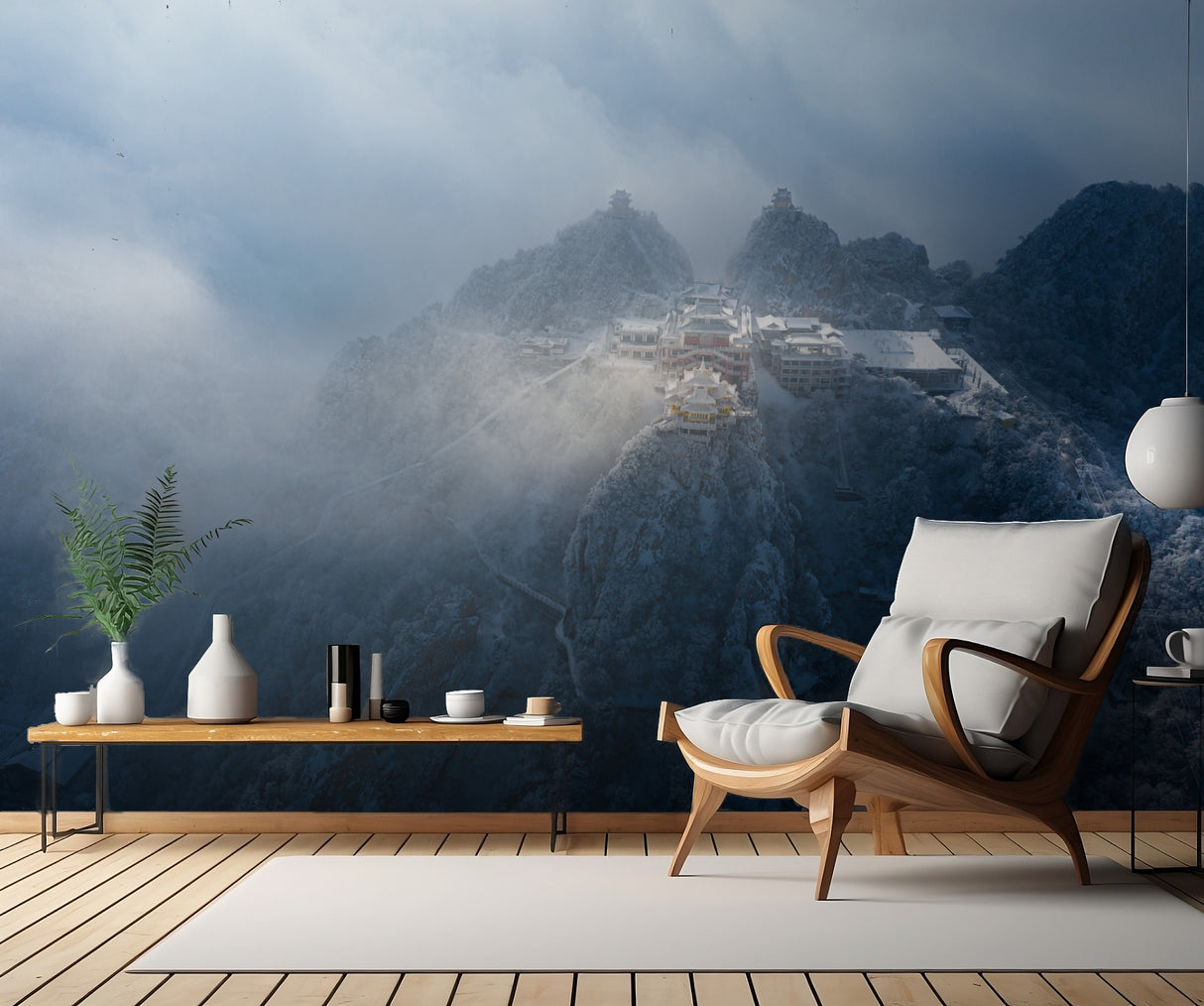 The palace above the clouds Poster och Canvastavla