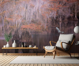 Egret and Cypress Poster och Canvastavla