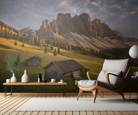 Alpine evening Poster och Canvastavla