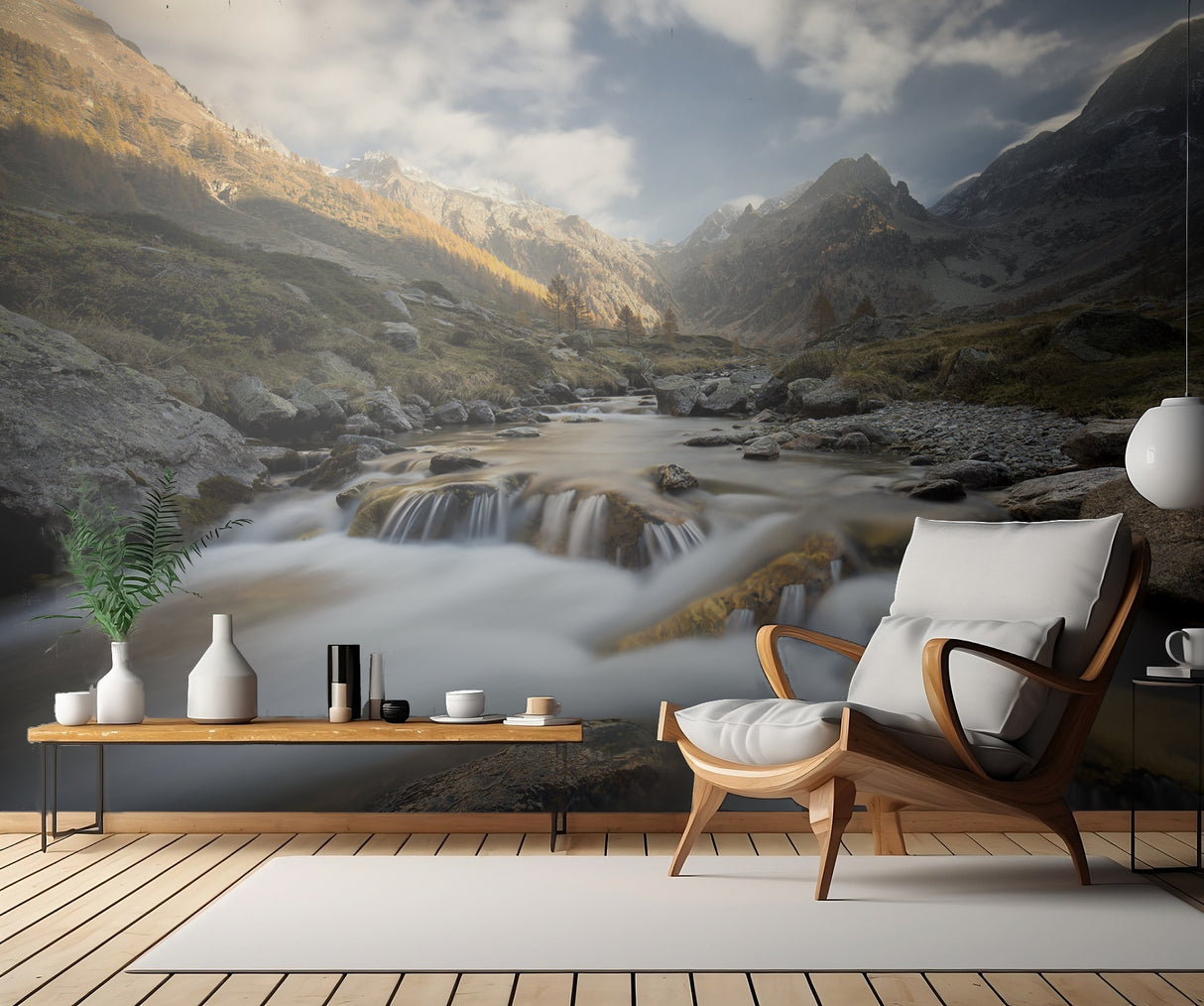 Autumn in the Alps Poster och Canvastavla