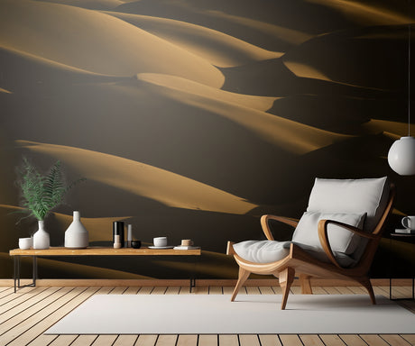 gold waves Poster och Canvastavla