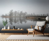 Fog at the stone bridge Poster och Canvastavla