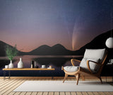 Comet NEOWISE over Jordan Pond Poster och Canvastavla