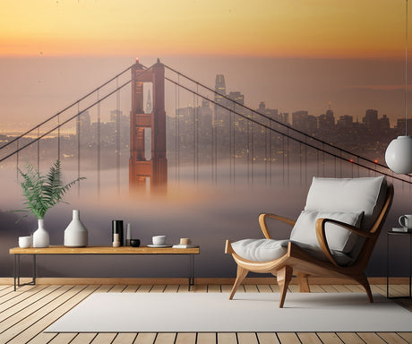 Karl, the San Francisco Fog Poster och Canvastavla