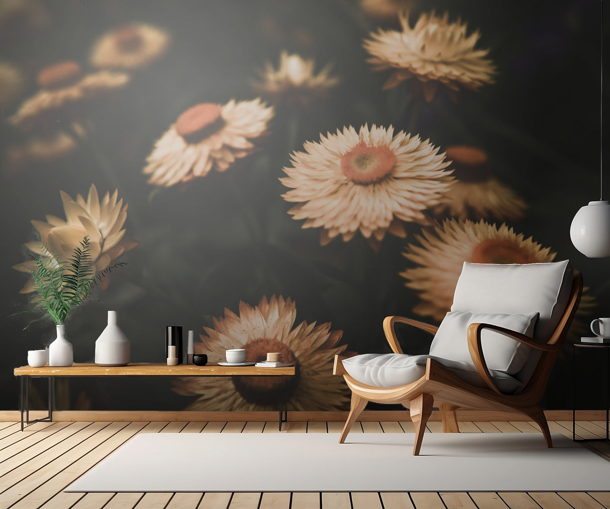 Faded Flowers Poster och Canvastavla