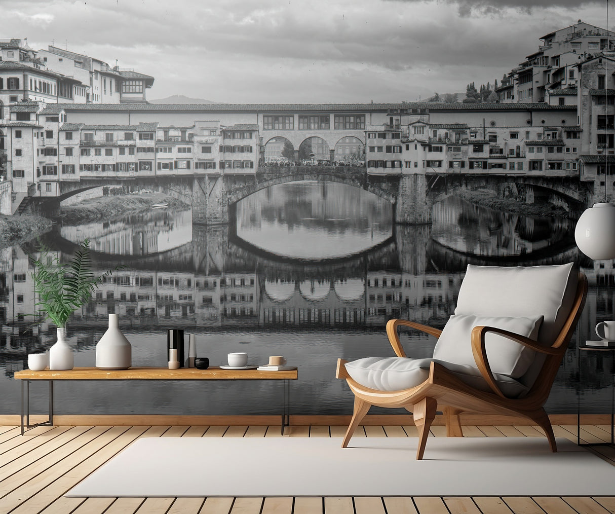 Ponte Vecchio Poster och Canvastavla