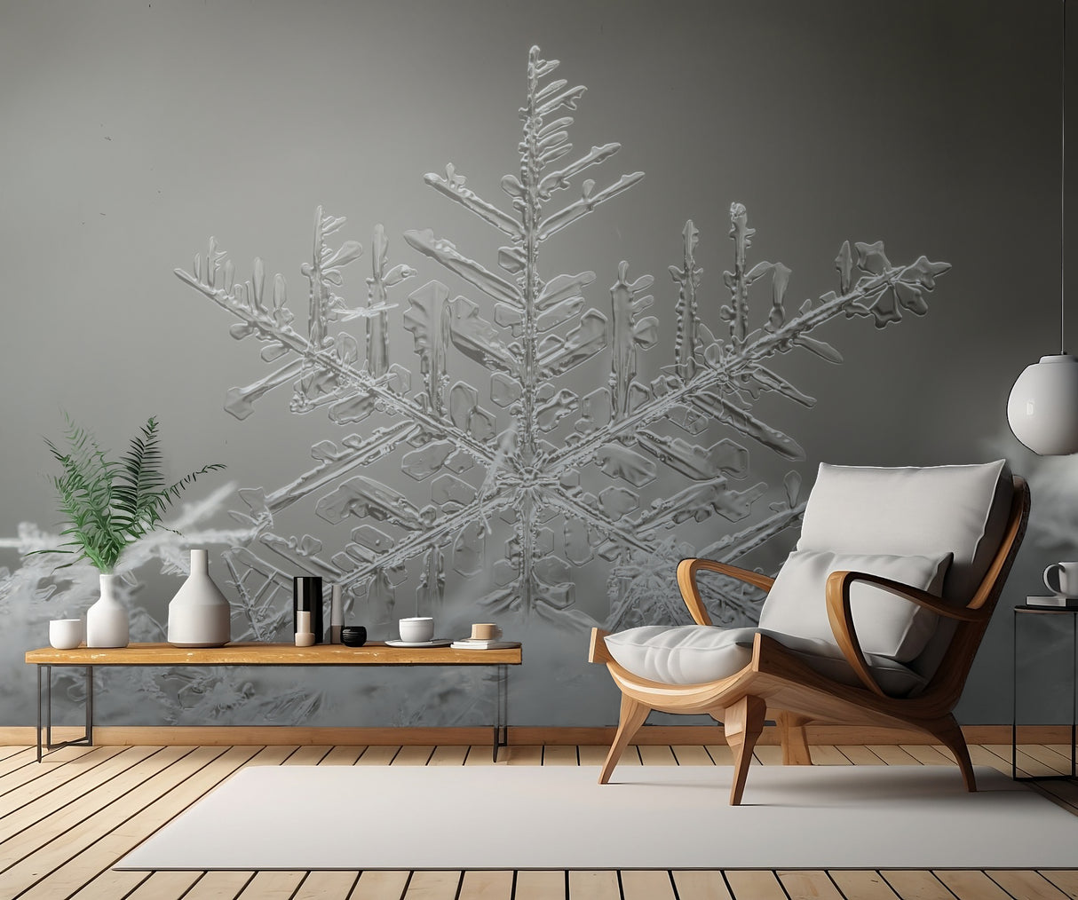Snowflake Poster och Canvastavla